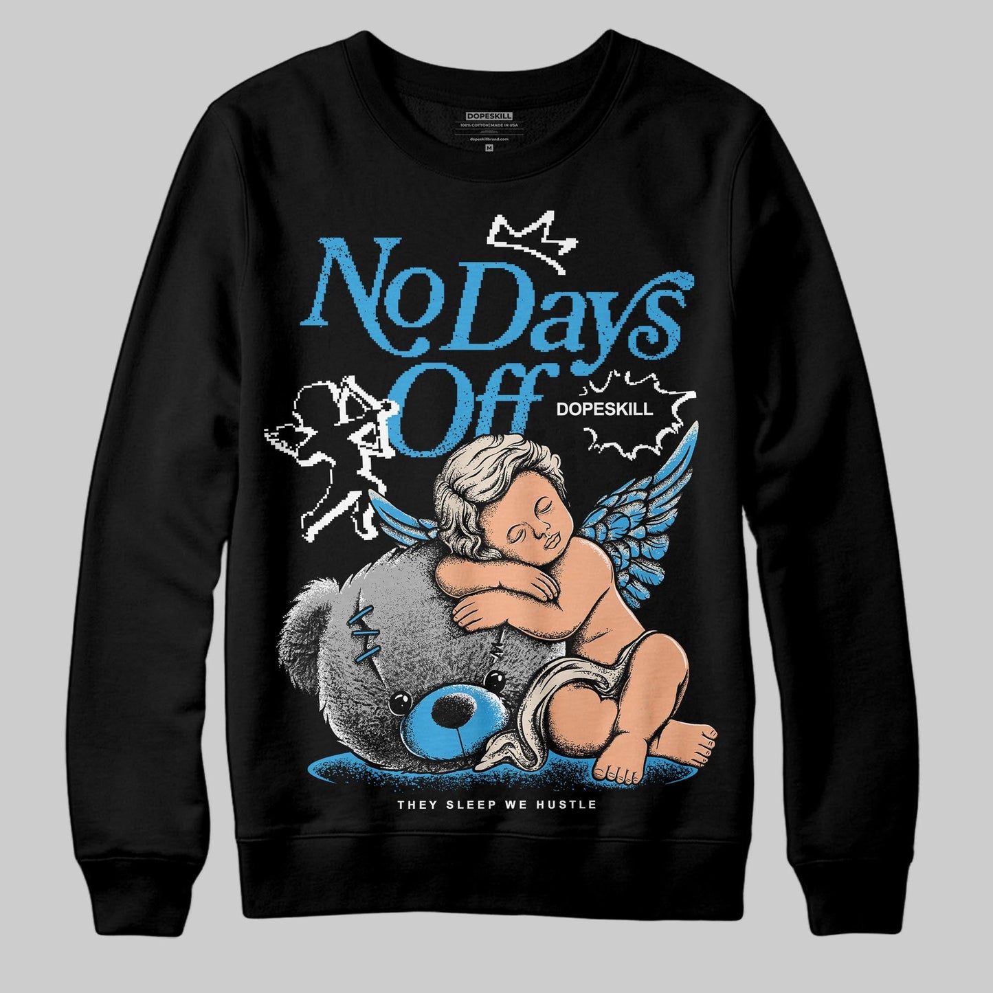 UNC Reimagined 1s DopeSkill Sweatshirt New No Days Off Graphic