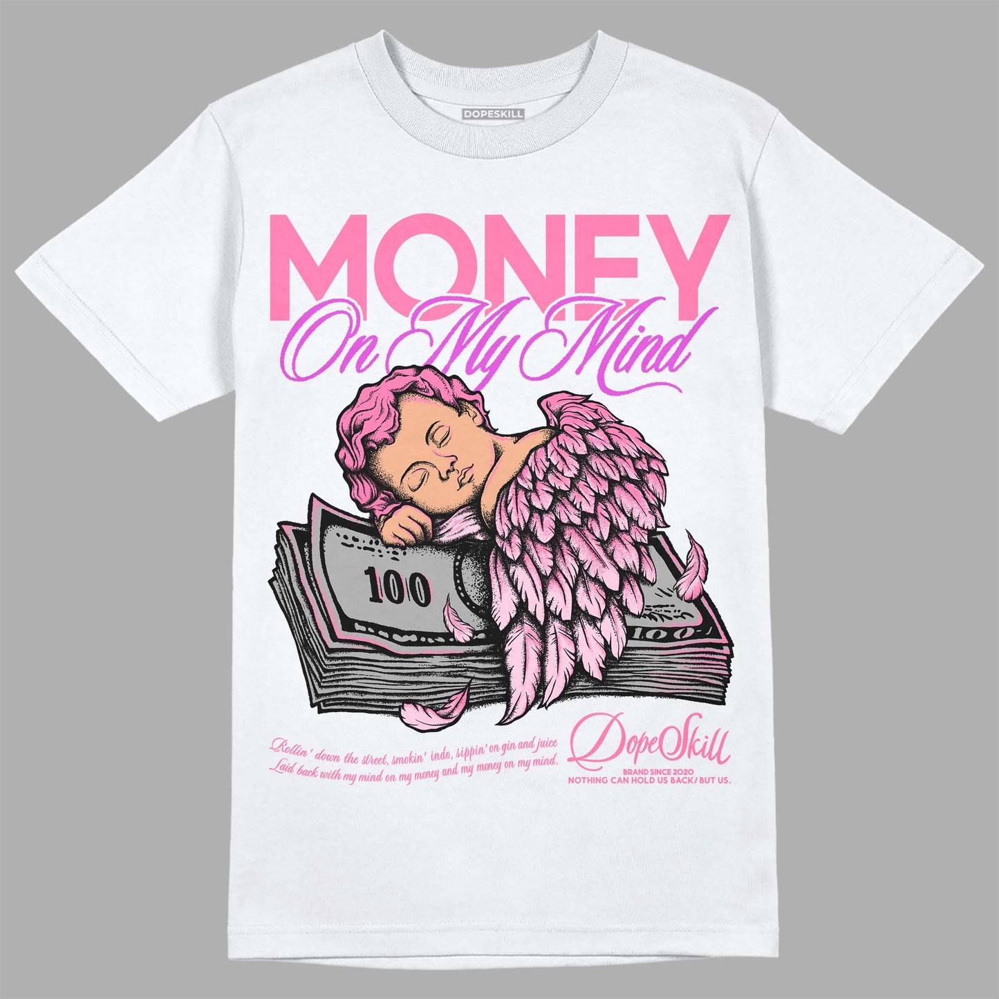 Dunk Low Pink Foam DopeSkill T-Shirt MOMM Graphic