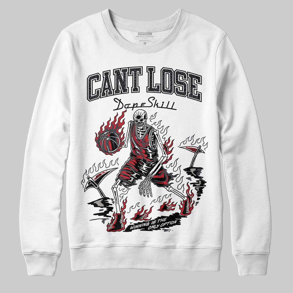 Black Cat 3s DopeSkill Sweatshirt Cant Lose Graphic