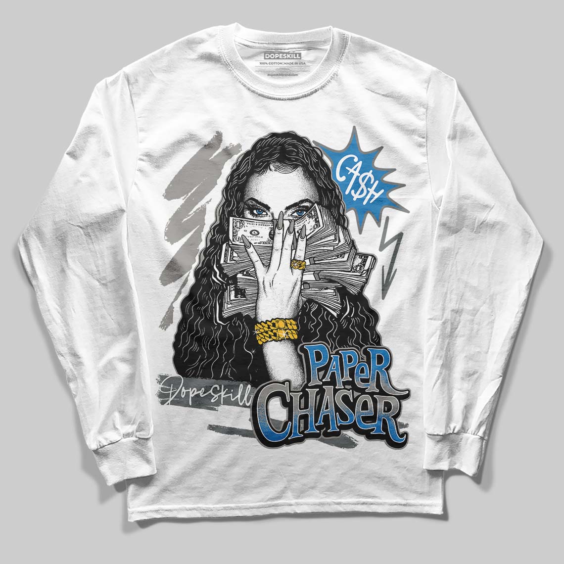 Cool Grey 9s DopeSkill Long Sleeve T-Shirt NPC Graphic