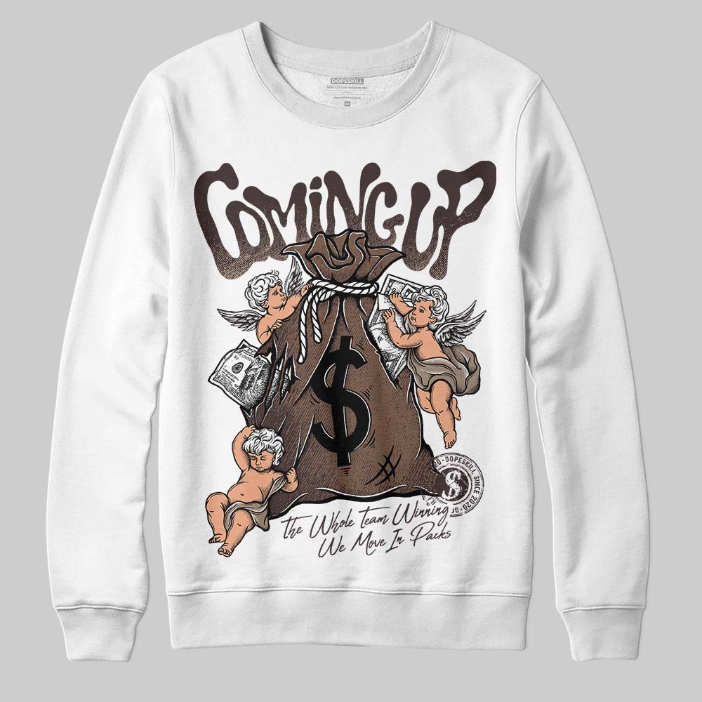 Baroque Brown 12s DopeSkill Sweatshirt Money Bag Coming Up Graphic