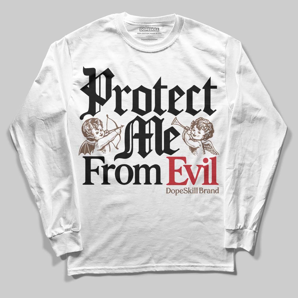 Olive 9s DopeSkill Long Sleeve T-Shirt Protect Me From Evil Graphic