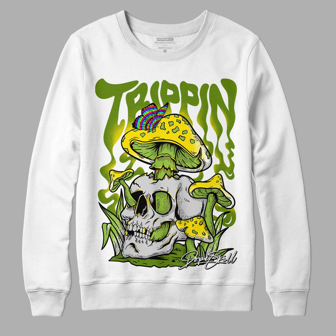 Dunk Low 'Chlorophyll' DopeSkill Sweatshirt Trippin Graphic