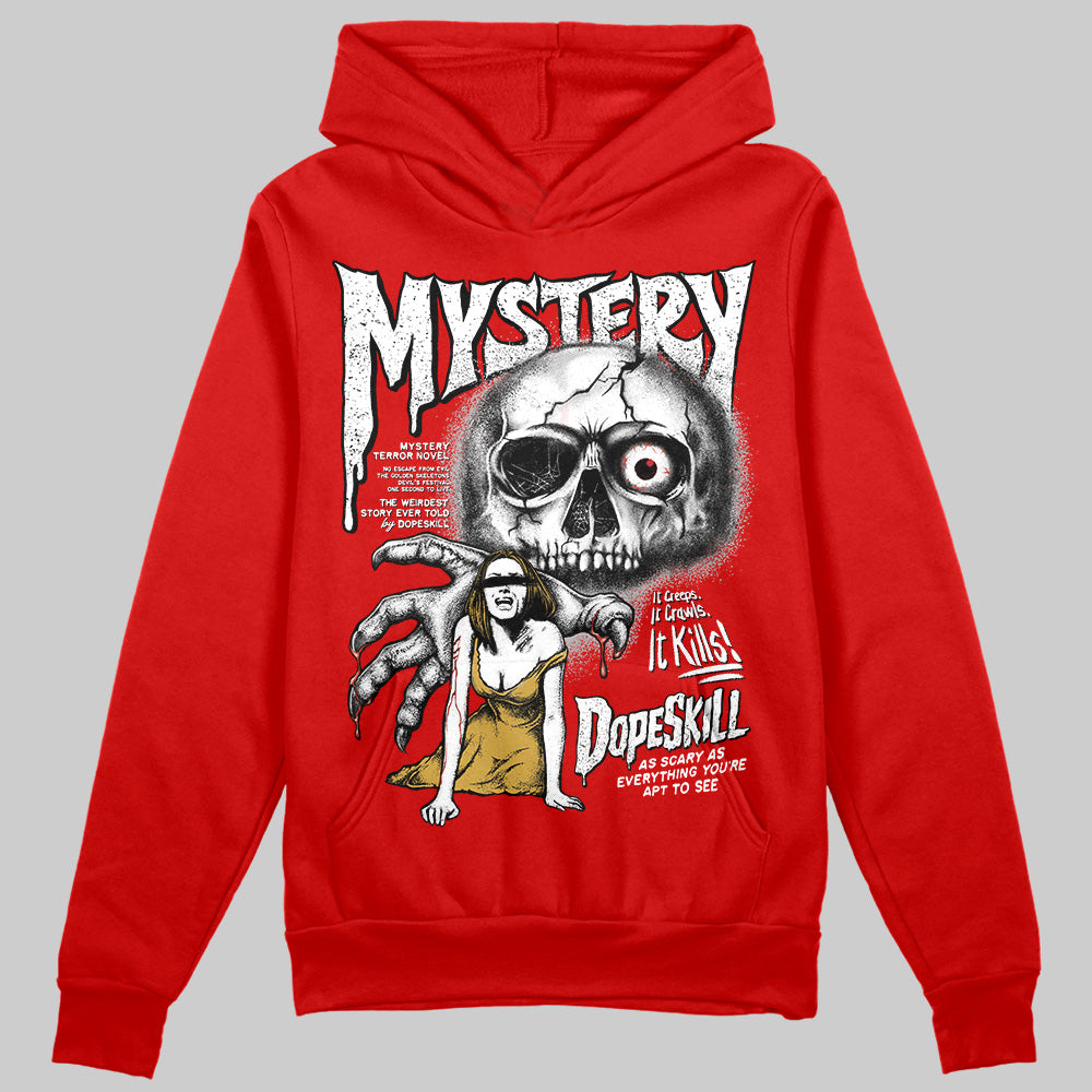 Bred Velvet 11s DopeSkill Red Hoodie Sweatshirt Mystery Ghostly Grasp Graphic
