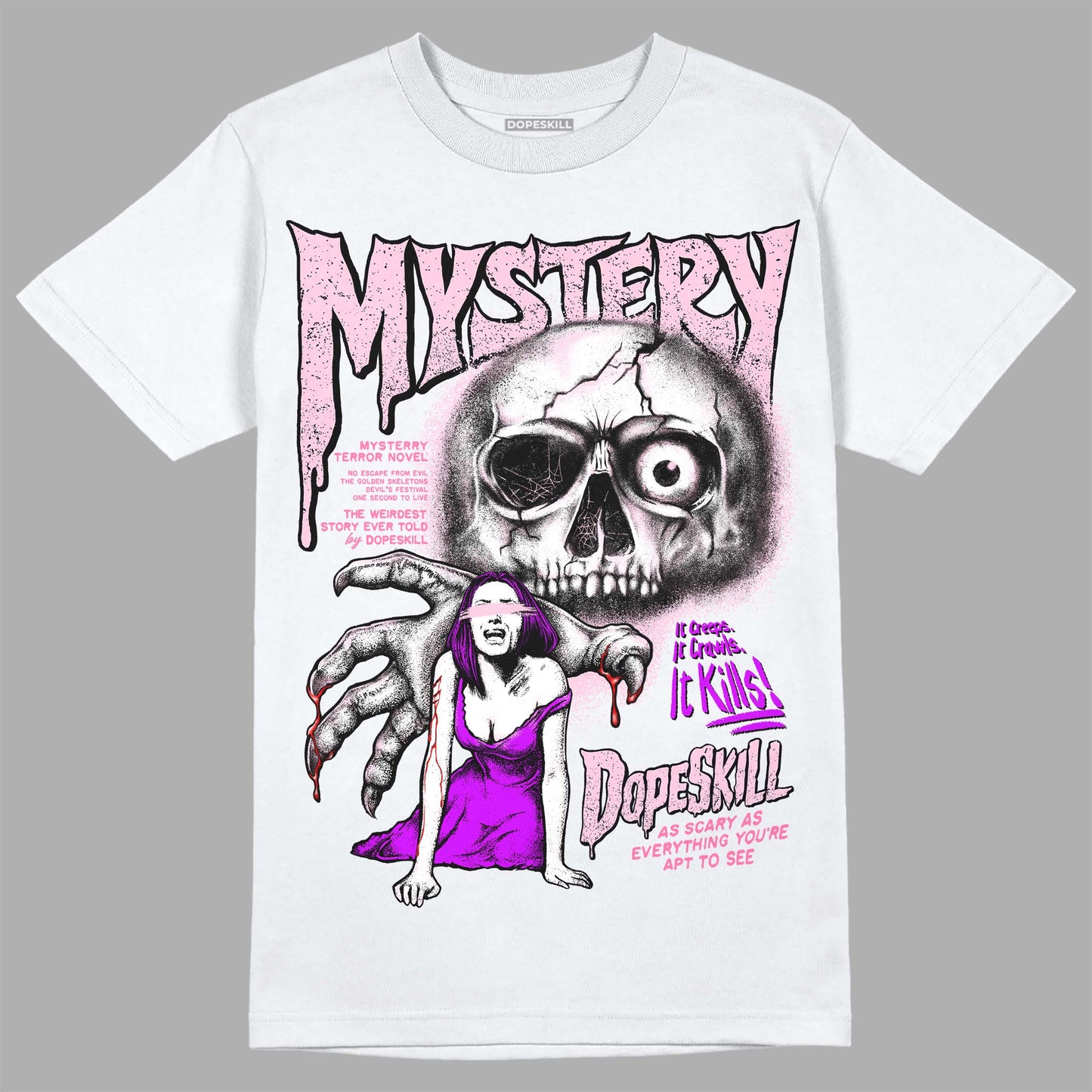 Dunk Pink Foam DopeSkill T-Shirt Mystery Ghostly Grasp Graphic