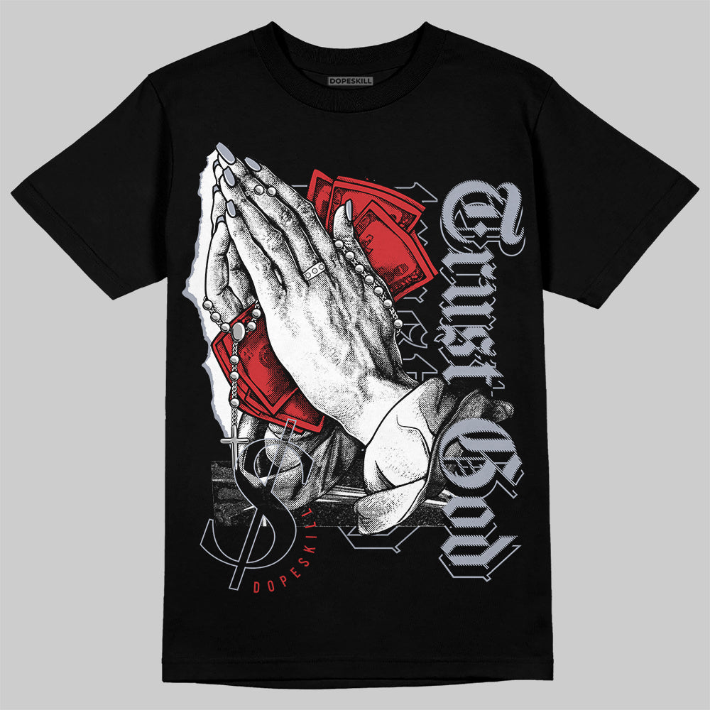 Bred Reimagined 4s DopeSkill T-Shirt Trust God Graphic