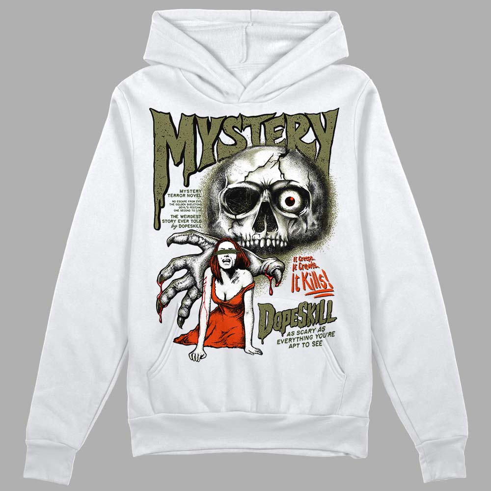 Olive Collection DopeSkill Hoodie Sweatshirt Mystery Ghostly Grasp Graphic