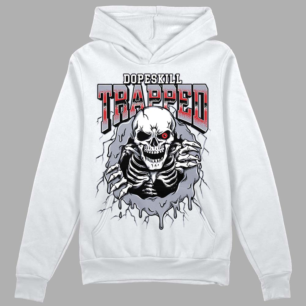 Bred Reimagined 4s DopeSkill Hoodie Sweatshirt Trapped Halloween Graphic
