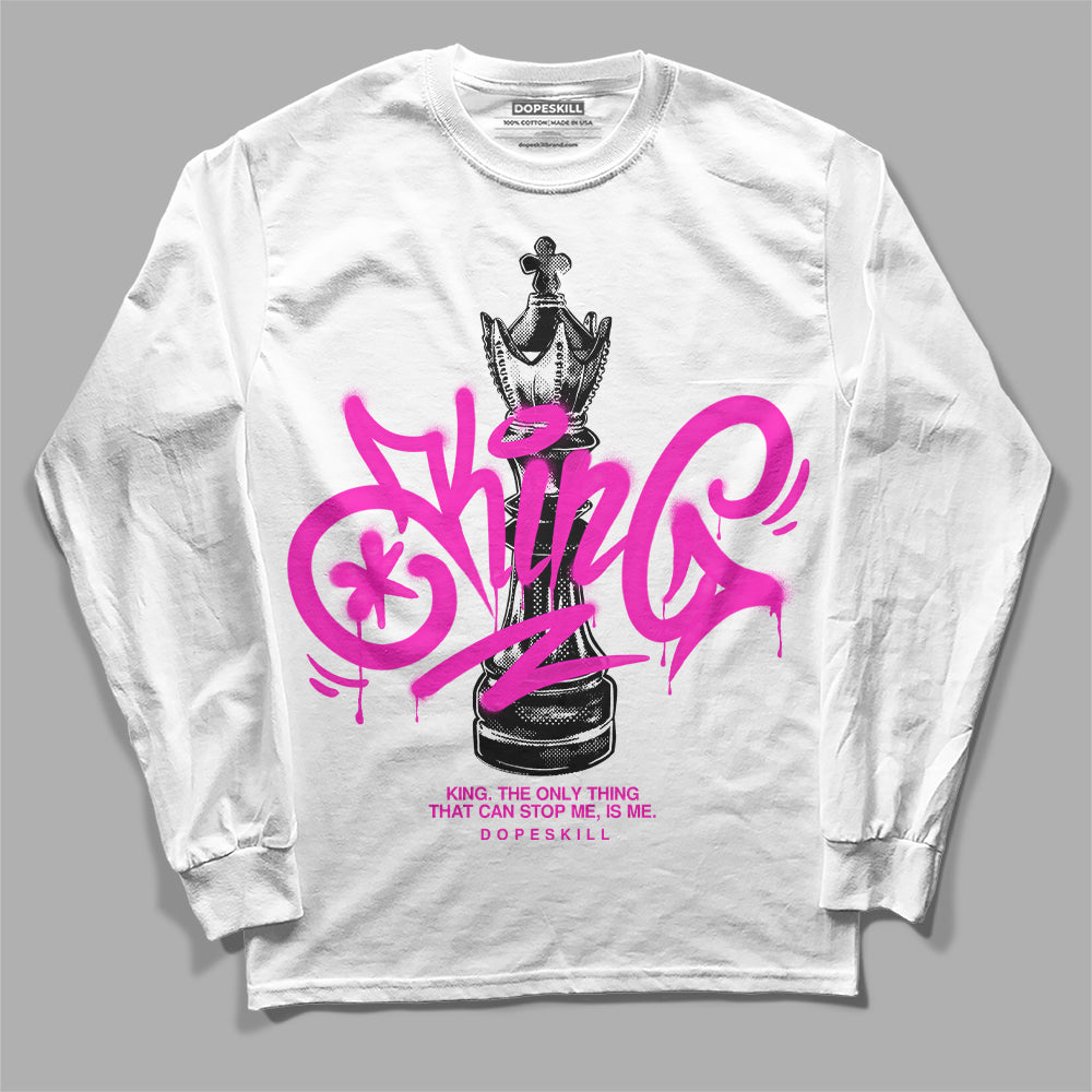 Dunk Low Active Fuchsia DopeSkill Long Sleeve T-Shirt King Chess Graphic