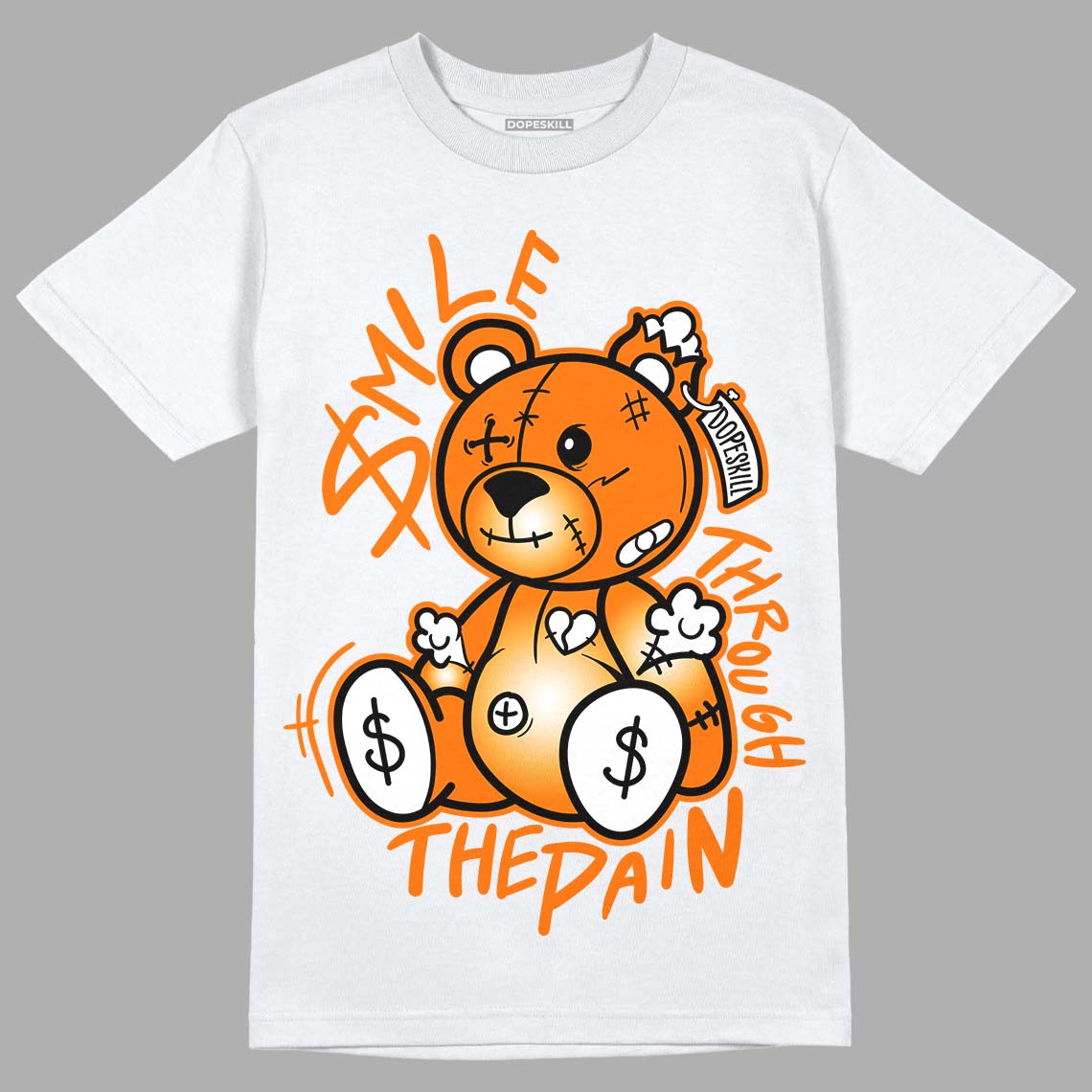 Dunk Low Magma Orange DopeSkill T-Shirt BEAN Graphic