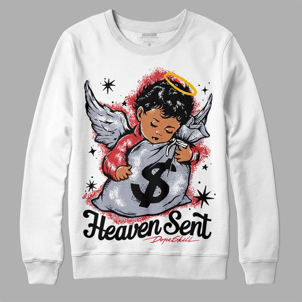 Bred Reimagined 4s DopeSkill Sweatshirt Heaven Sent Graphic