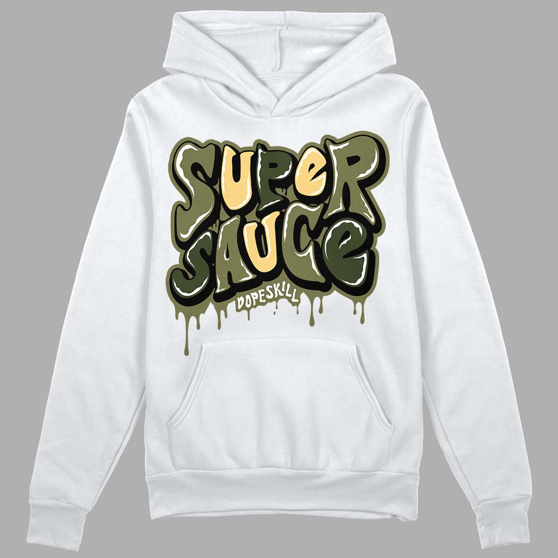 Craft Olive 4s DopeSkill Hoodie Sweatshirt Super Sauce Graphic