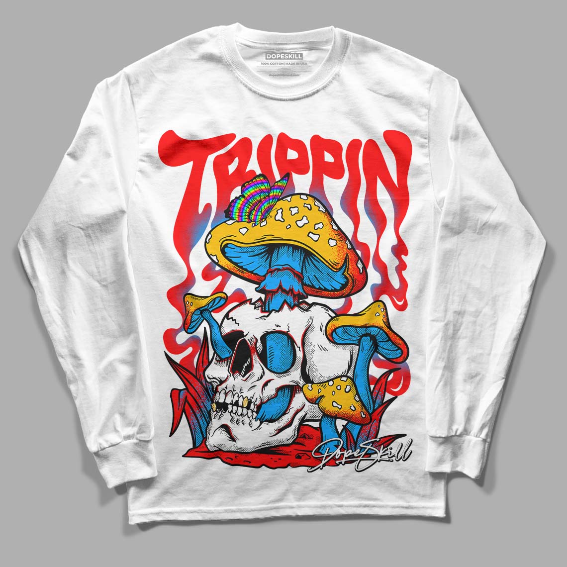 Fruity Pebbles Dunks DopeSkill Long Sleeve T-Shirt Trippin Graphic