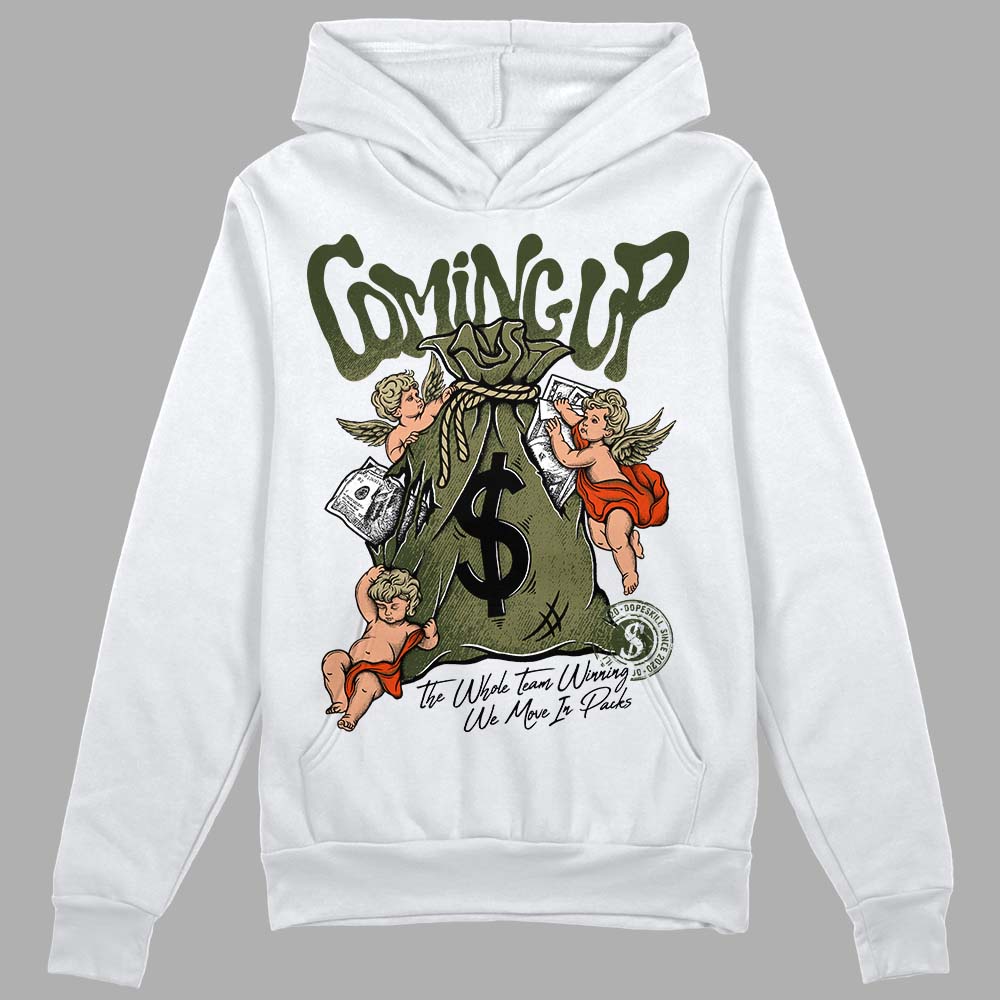 Olive Collection DopeSkill Hoodie Sweatshirt Money Bag Coming Up Graphic