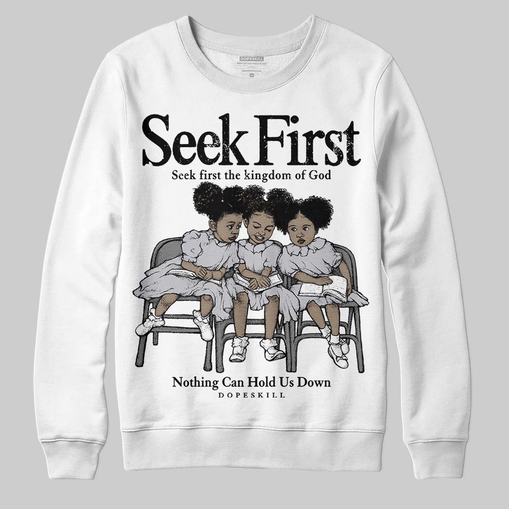 Grey Collection DopeSkill Sweatshirt New Seek First Graphic