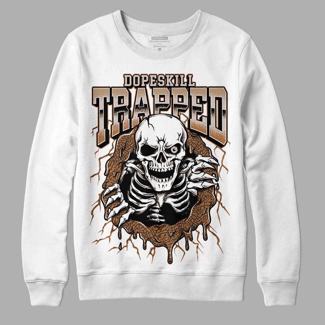 Palomino 3s DopeSkill Sweatshirt Trapped Halloween Graphic
