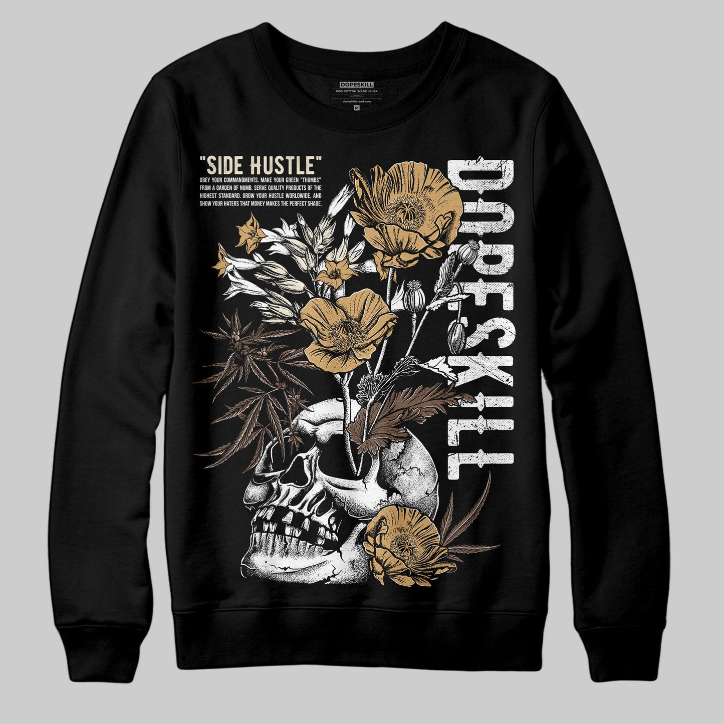 Earth 5s DopeSkill Sweatshirt Side Hustle Graphic