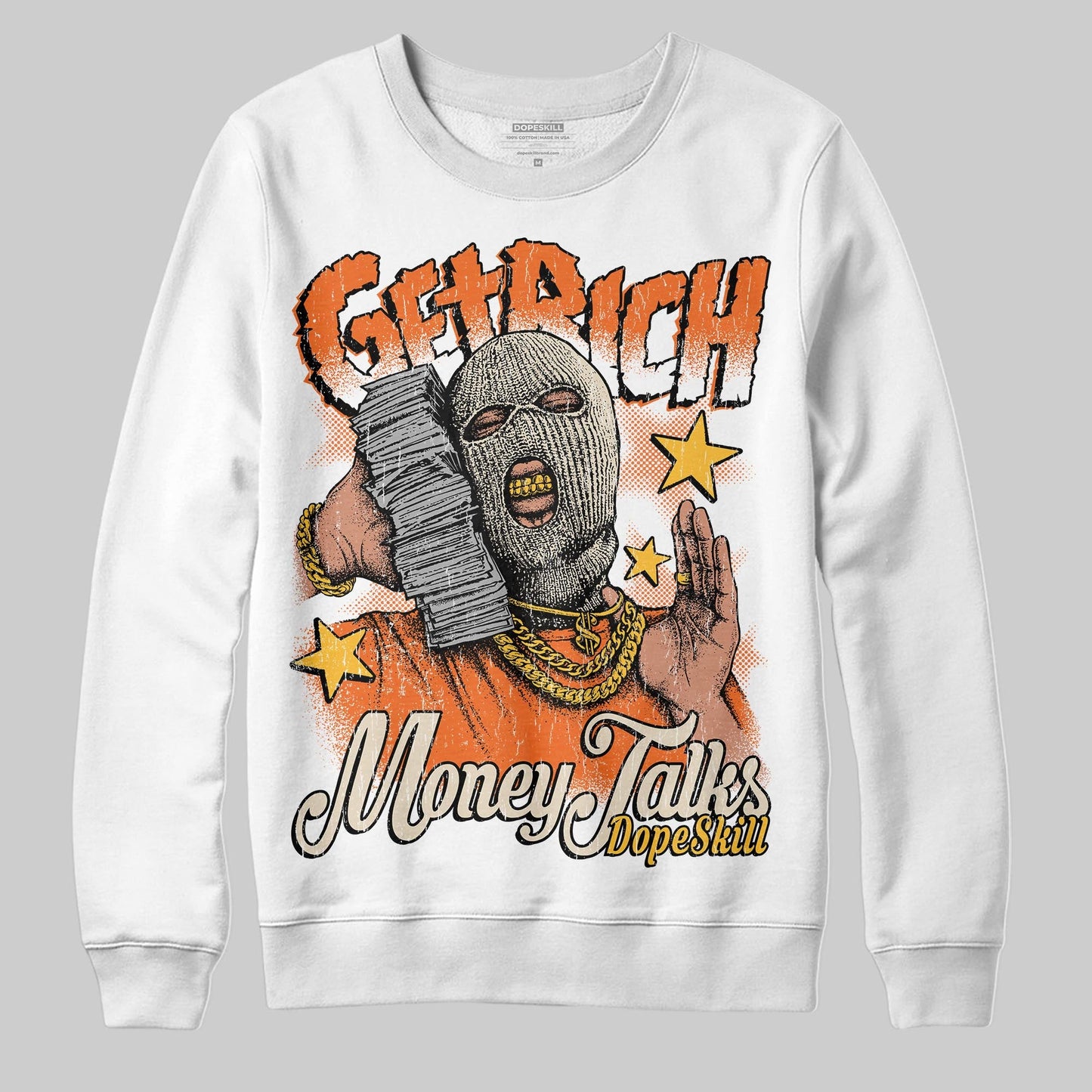 Starfish 3s DopeSkill Sweatshirt Get Rich Graphic
