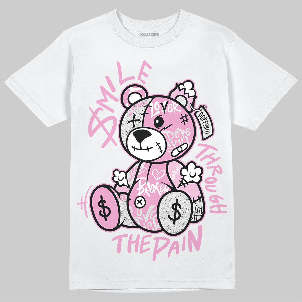 Orchid 4s DopeSkill T-Shirt Smile Through The Pain Graphic