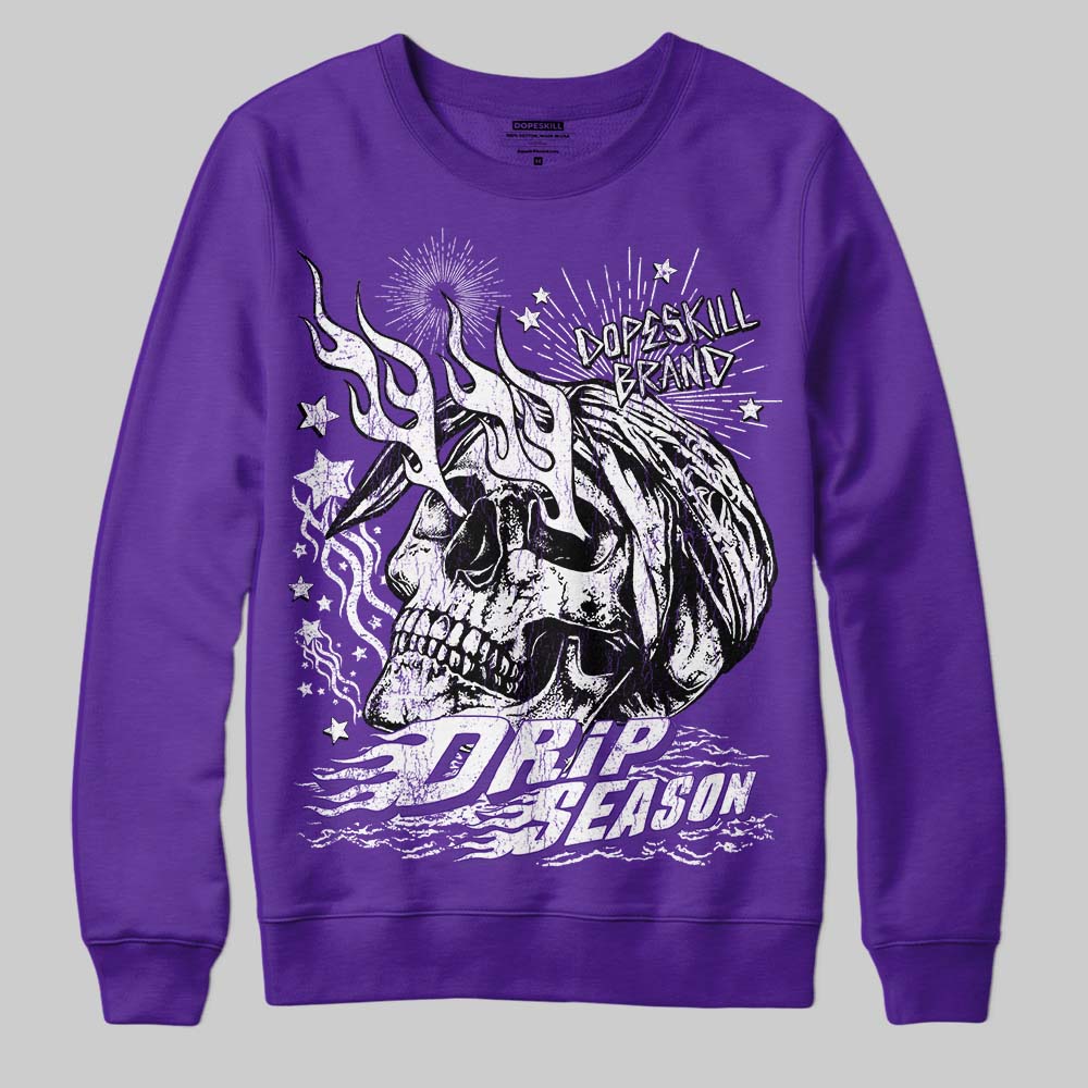 PURPLE Collection DopeSkill Sweatshirt Drip Season Graphic