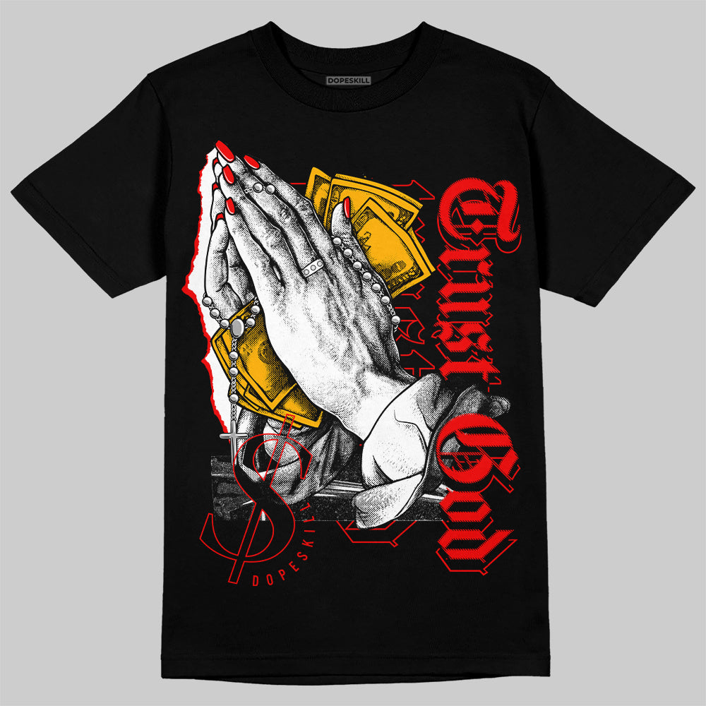 Red Collection DopeSkill T-Shirt Trust God Graphic