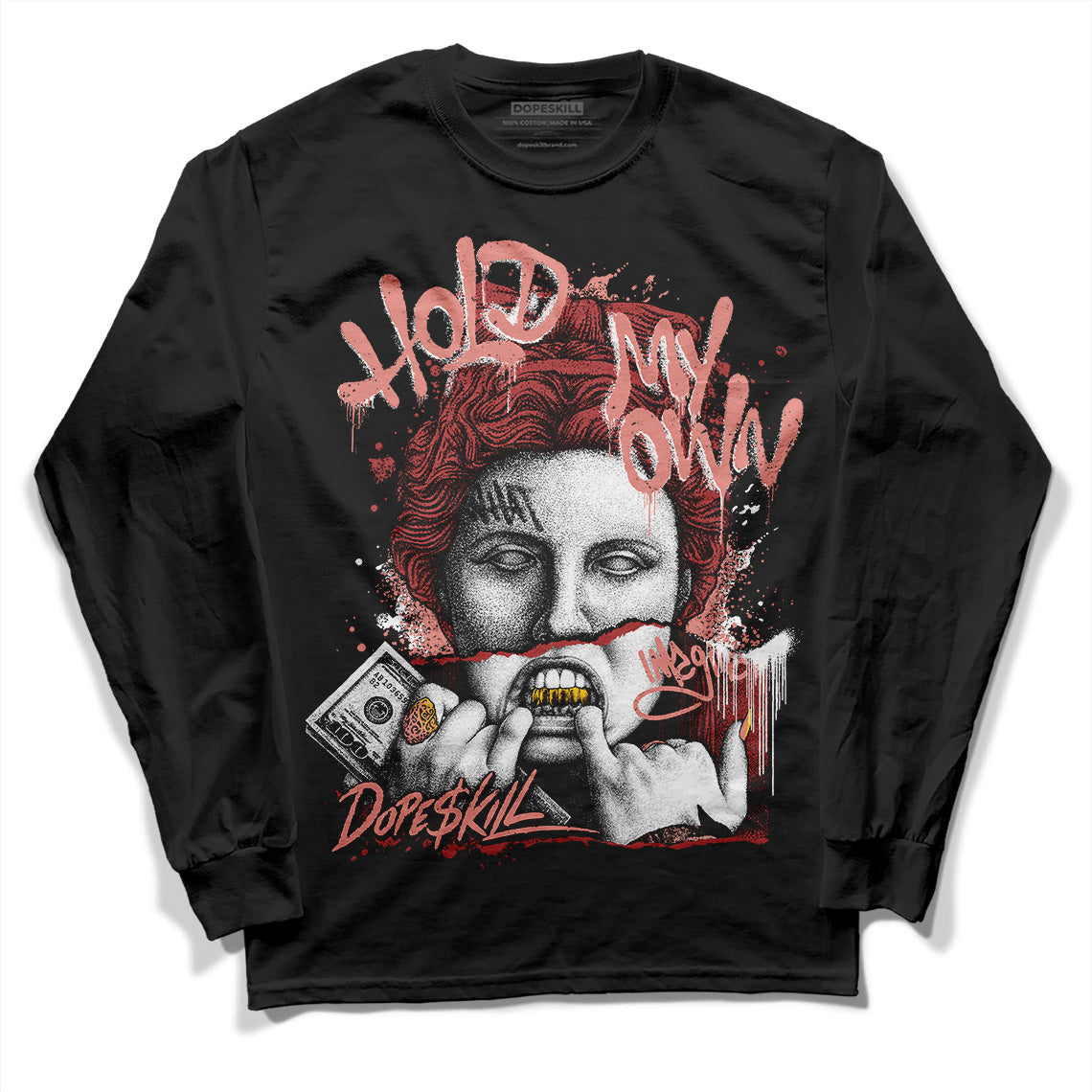 Dune Red 13s DopeSkill Long Sleeve T-Shirt Hold My Own Graphic