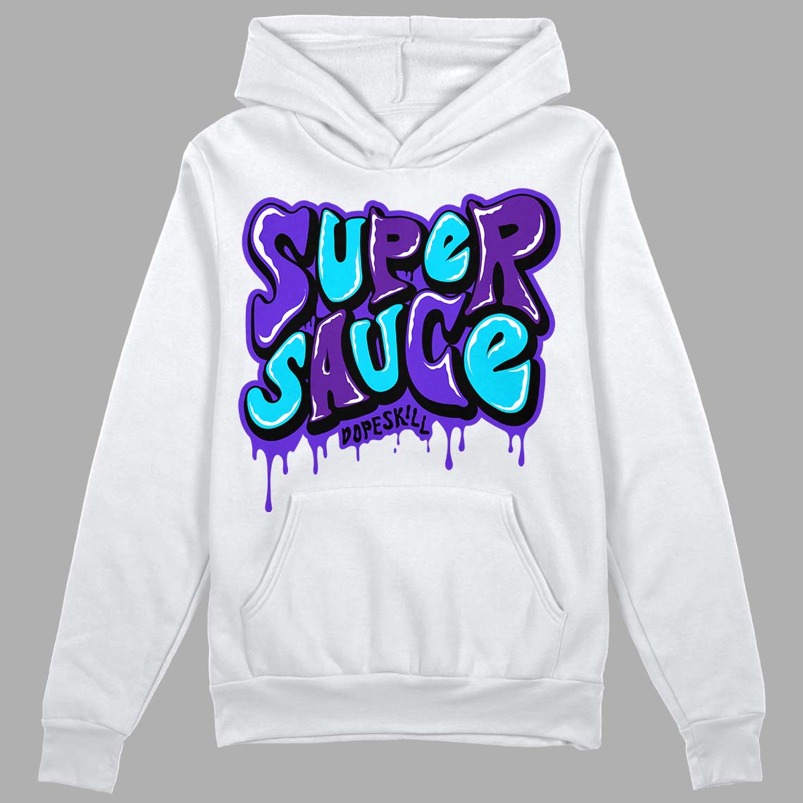Aqua 6s DopeSkill Hoodie Sweatshirt Super Sauce Graphic