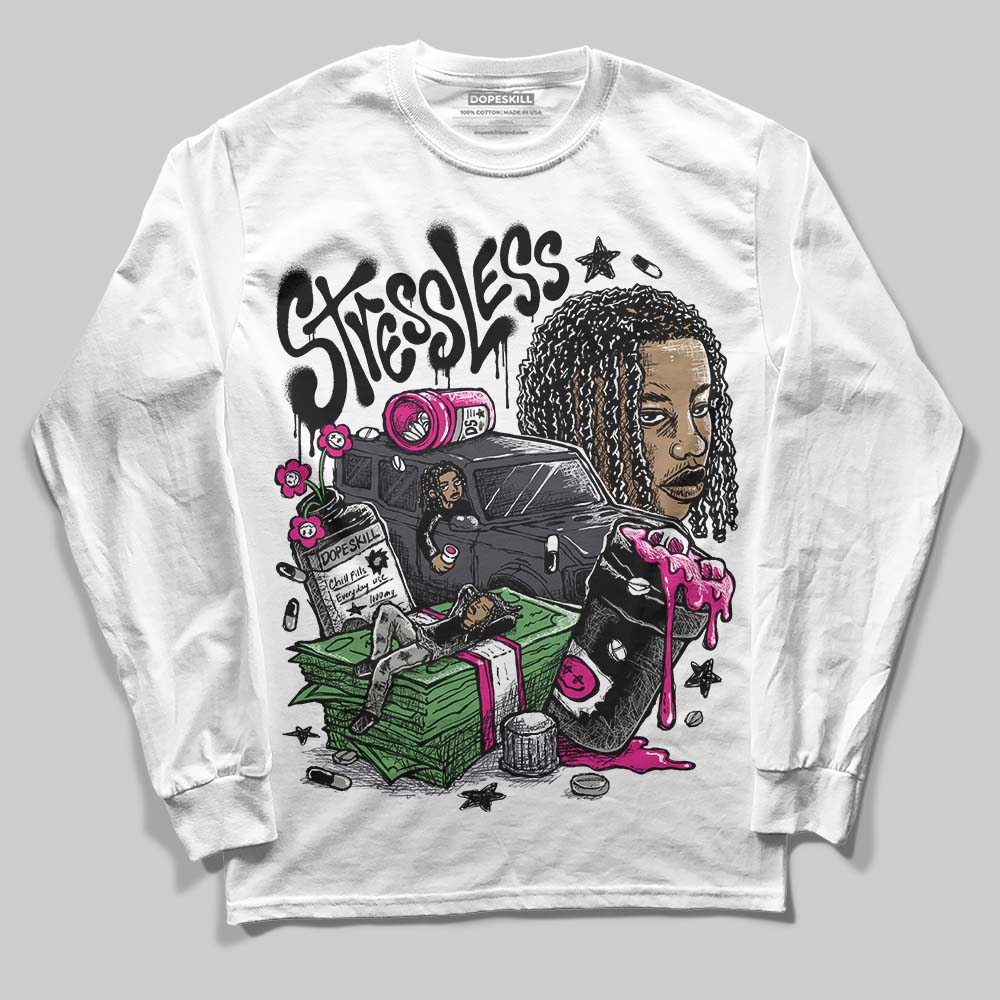 Black Cat 3s DopeSkill Long Sleeve T-Shirt Stressless Graphic