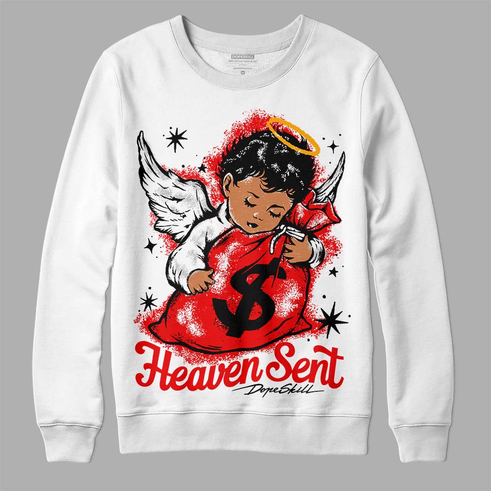 Cherry 12s DopeSkill Sweatshirt Heaven Sent Graphic