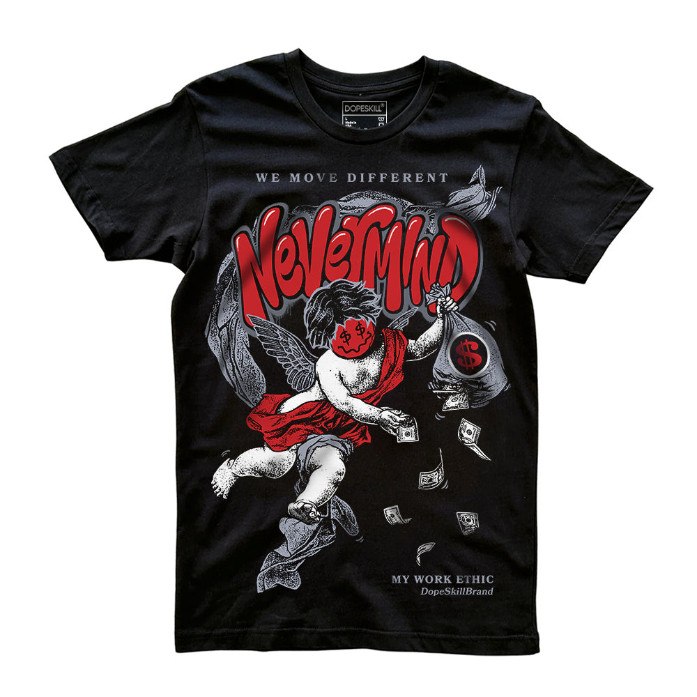Bred Reimagined 4s DopeSkill T-Shirt Nevermind Graphic
