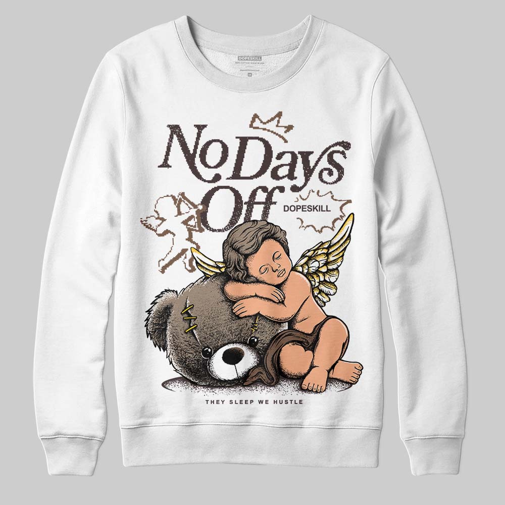 Baroque Brown 12s DopeSkill Sweatshirt New No Days Off Graphic