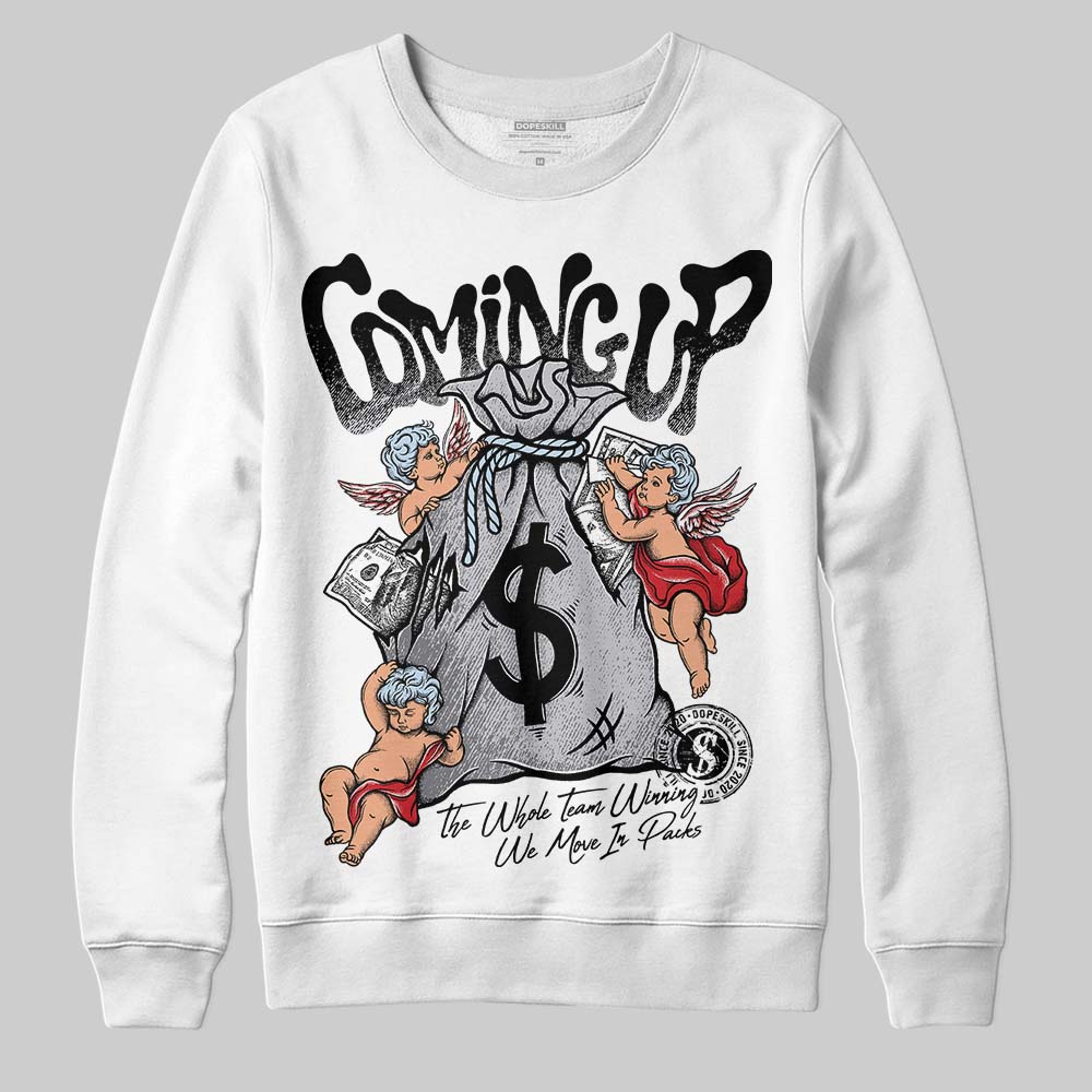 Black Metallic Reimagined 5s DopeSkill Sweatshirt Money Bag Coming Up Graphic