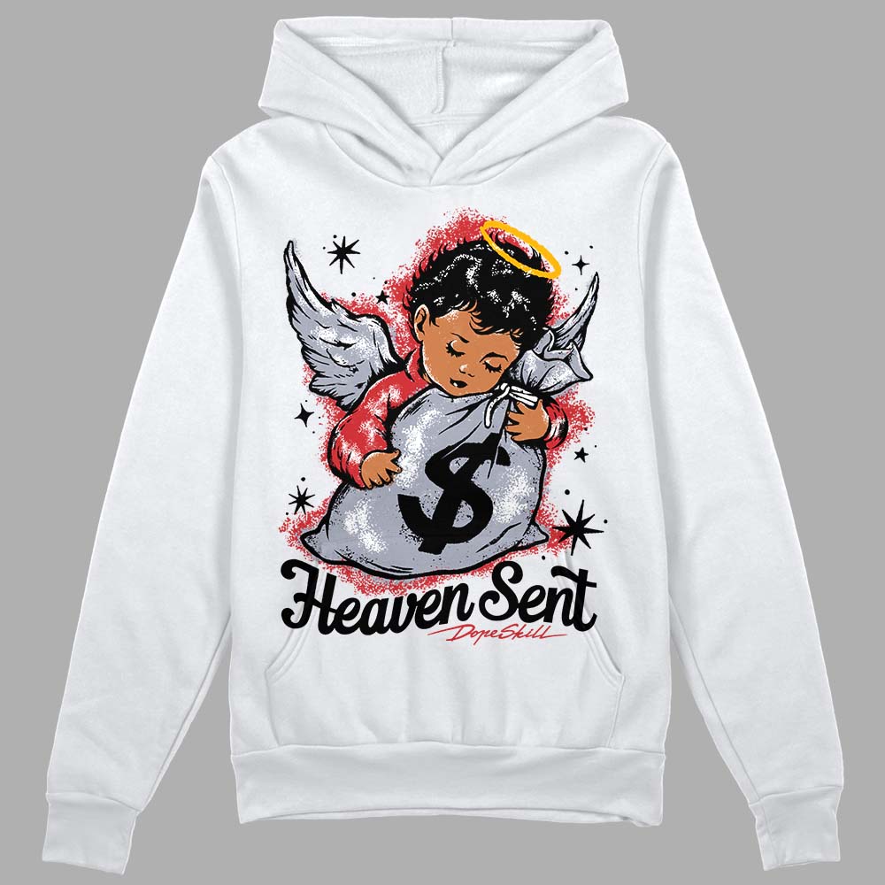 Bred Reimagined 4s DopeSkill Hoodie Sweatshirt Heaven Sent Graphic