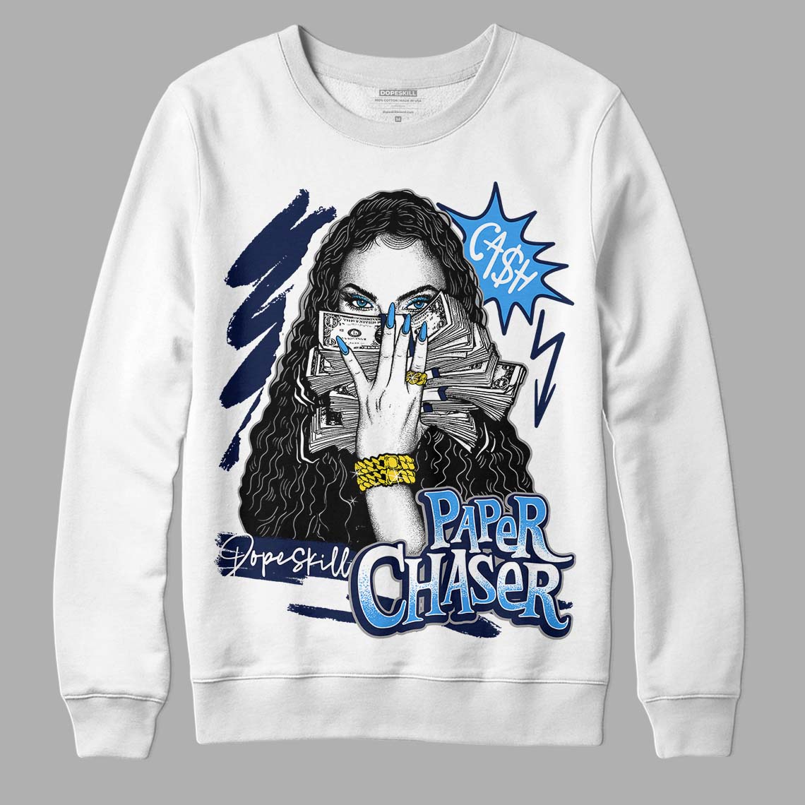 Midnight Navy 3s DopeSkill Sweatshirt NPC Graphic