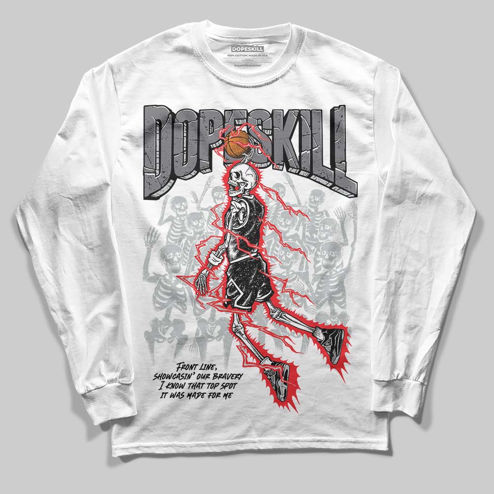 Fear 4s DopeSkill Long Sleeve T-Shirt Thunder Dunk Graphic