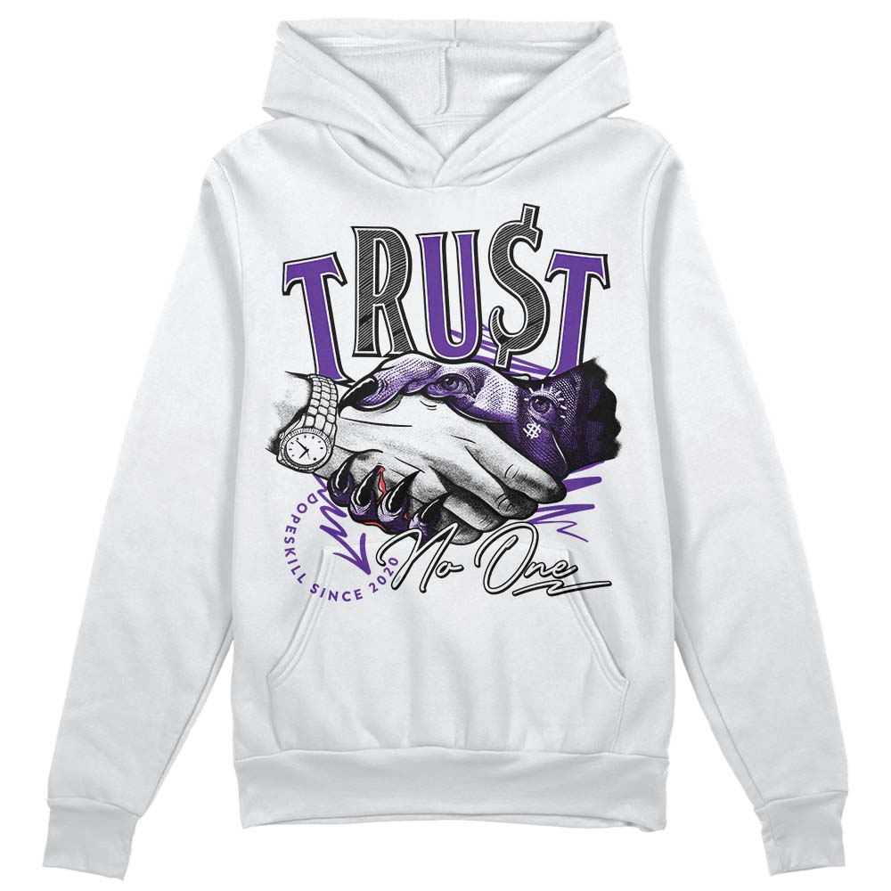 PURPLE Collection DopeSkill Hoodie Sweatshirt Trust No One Graphic