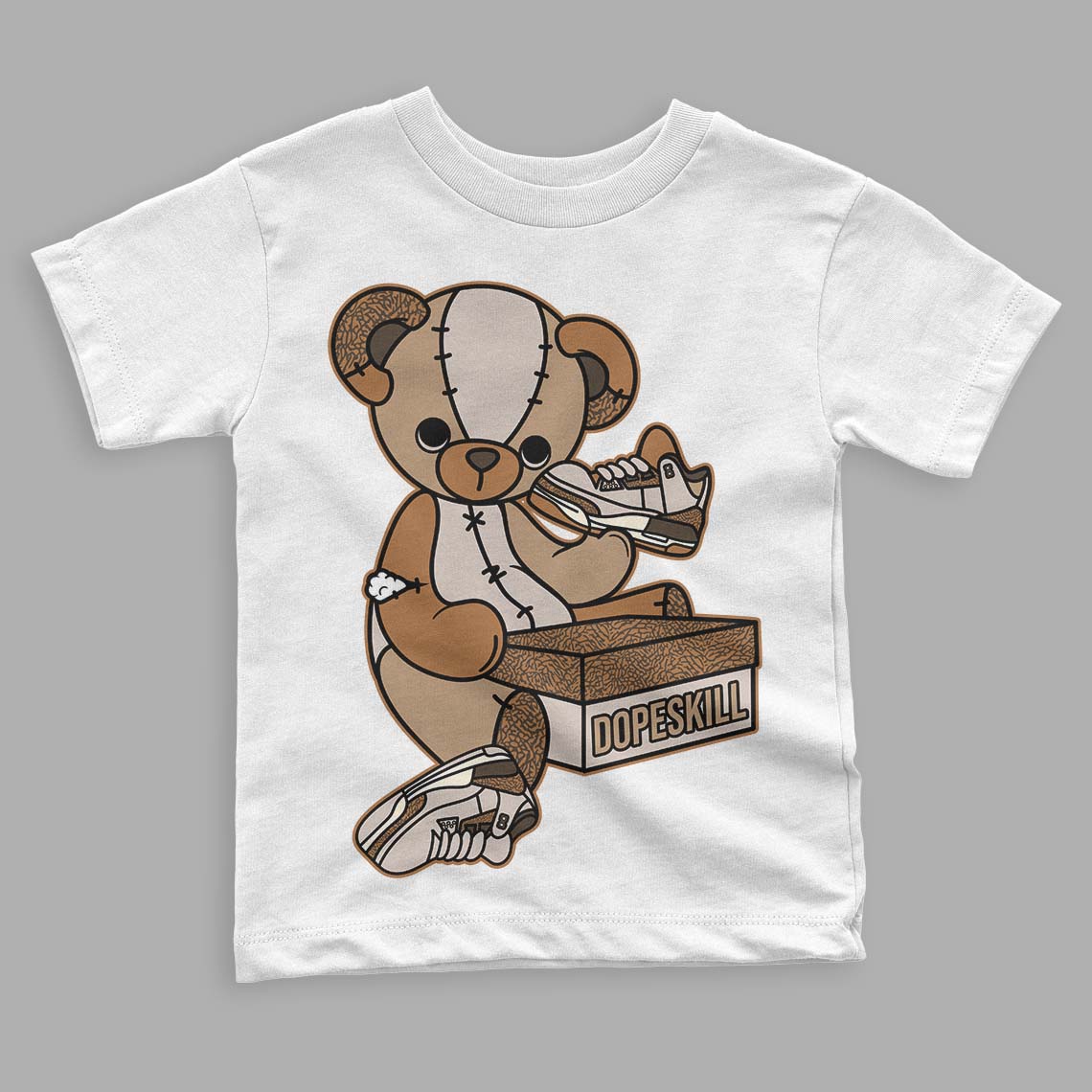 Palomino 3s DopeSkill Toddler Kids T-shirt Sneakerhead BEAR Graphic