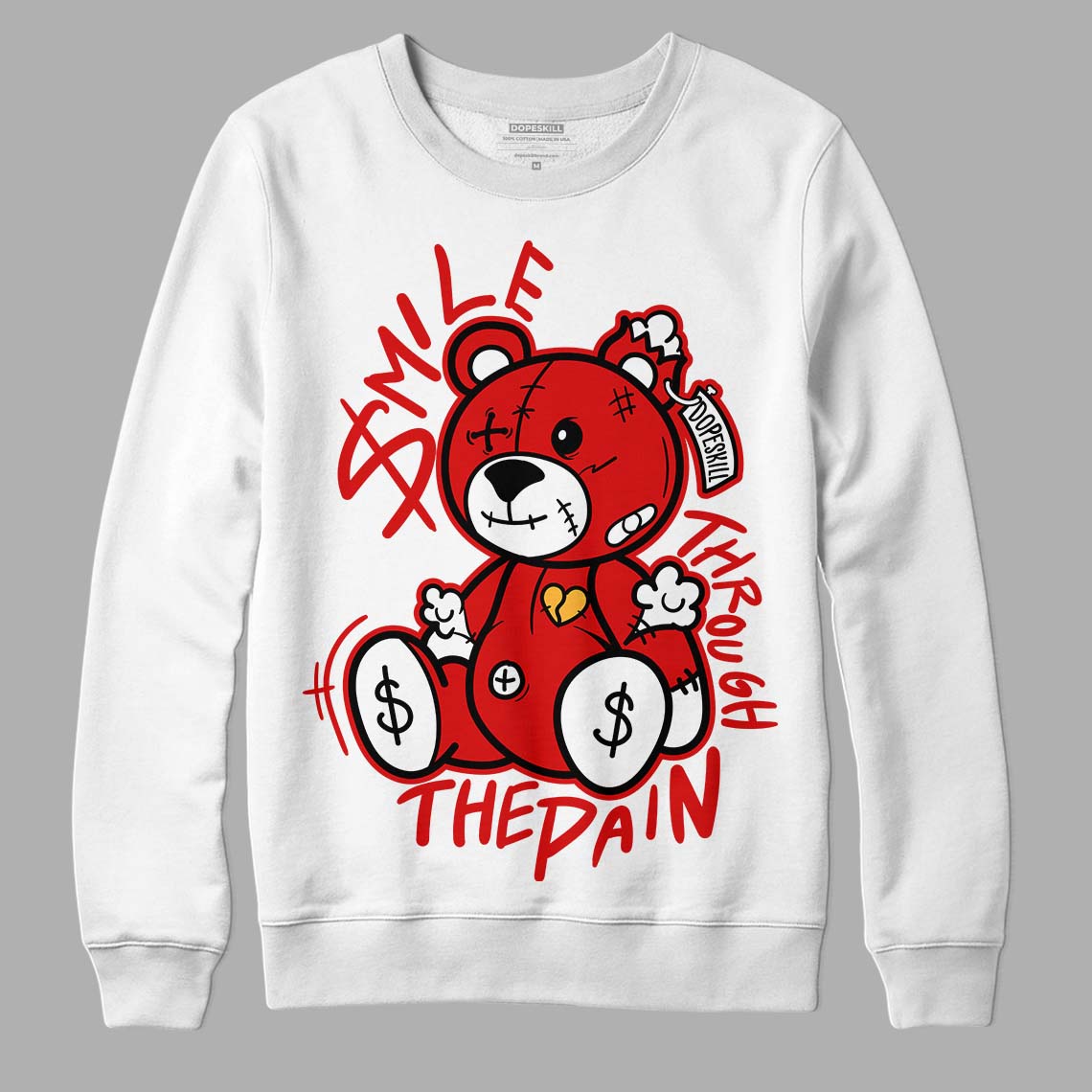 Dunk Low Gym Red DopeSkill Sweatshirt BEAN Graphic