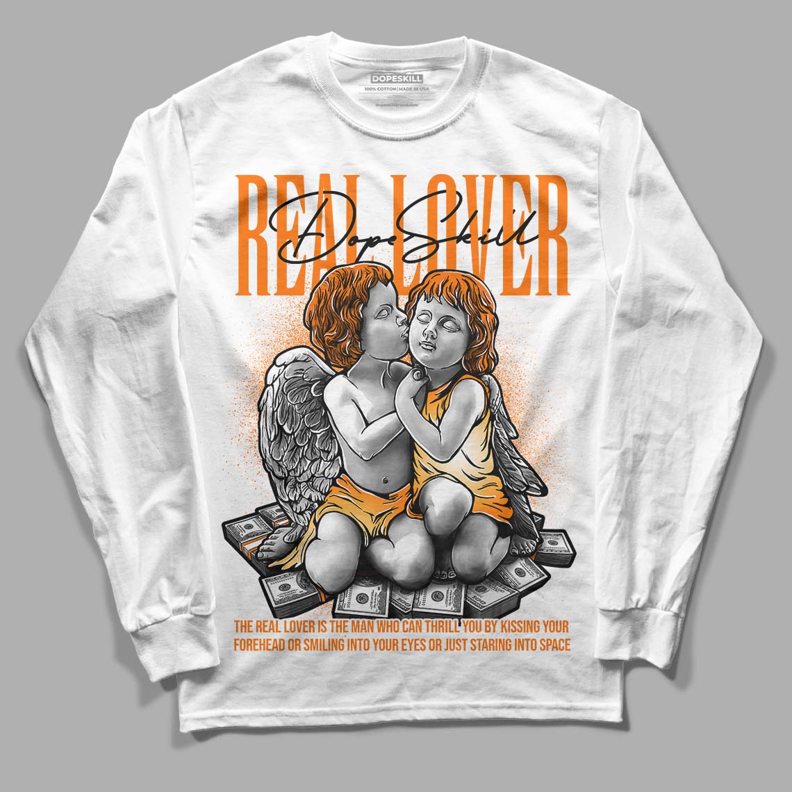 Dunk Low Magma Orange DopeSkill Long Sleeve T-Shirt Real Lover Graphic