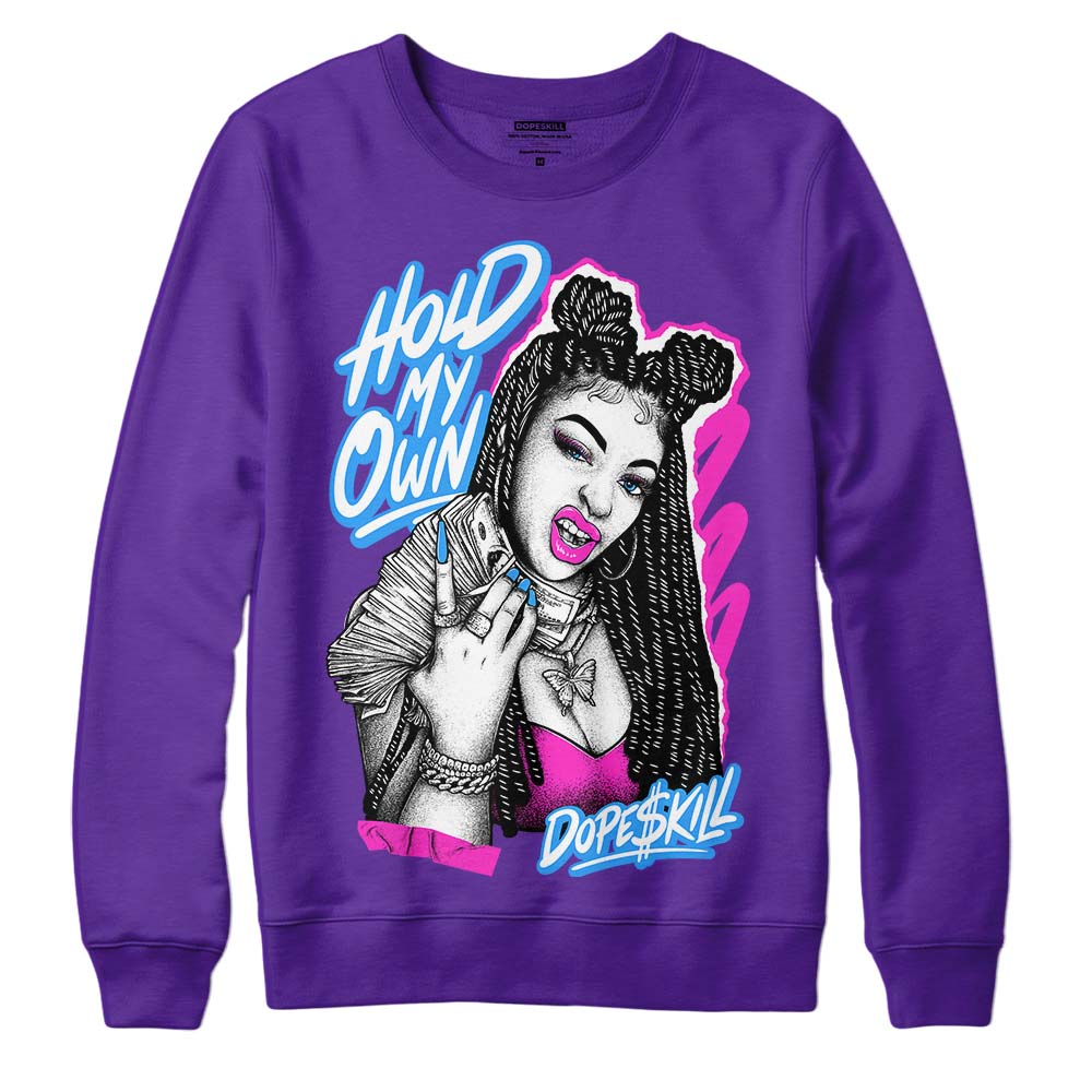 PURPLE Collection DopeSkill Purple Sweatshirt New H.M.O Graphic