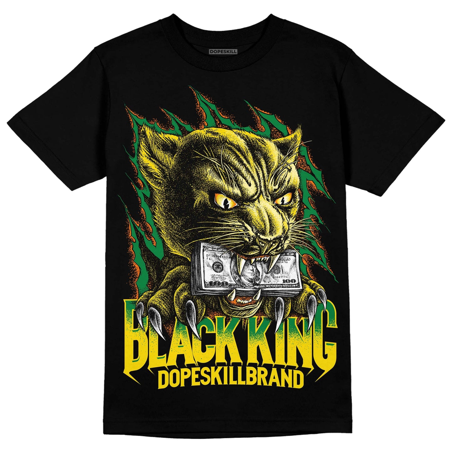 Dunk Low Reverse Brazil DopeSkill T-Shirt Black King Graphic