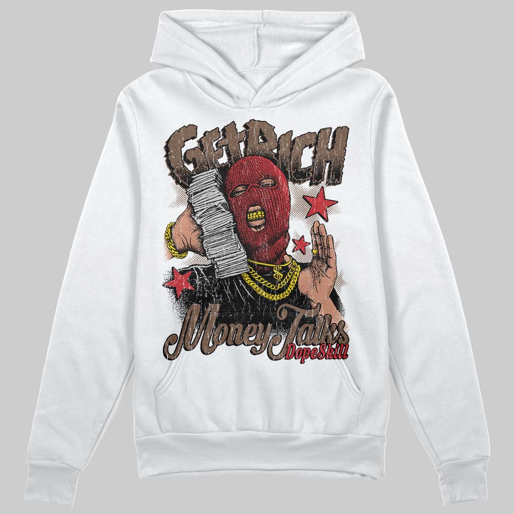 Olive 9s DopeSkill Hoodie Sweatshirt Get Rich Graphic