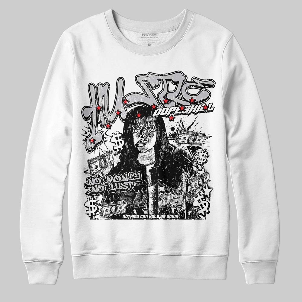 Grey Collection DopeSkill Sweatshirt No Money No Lust Graphic