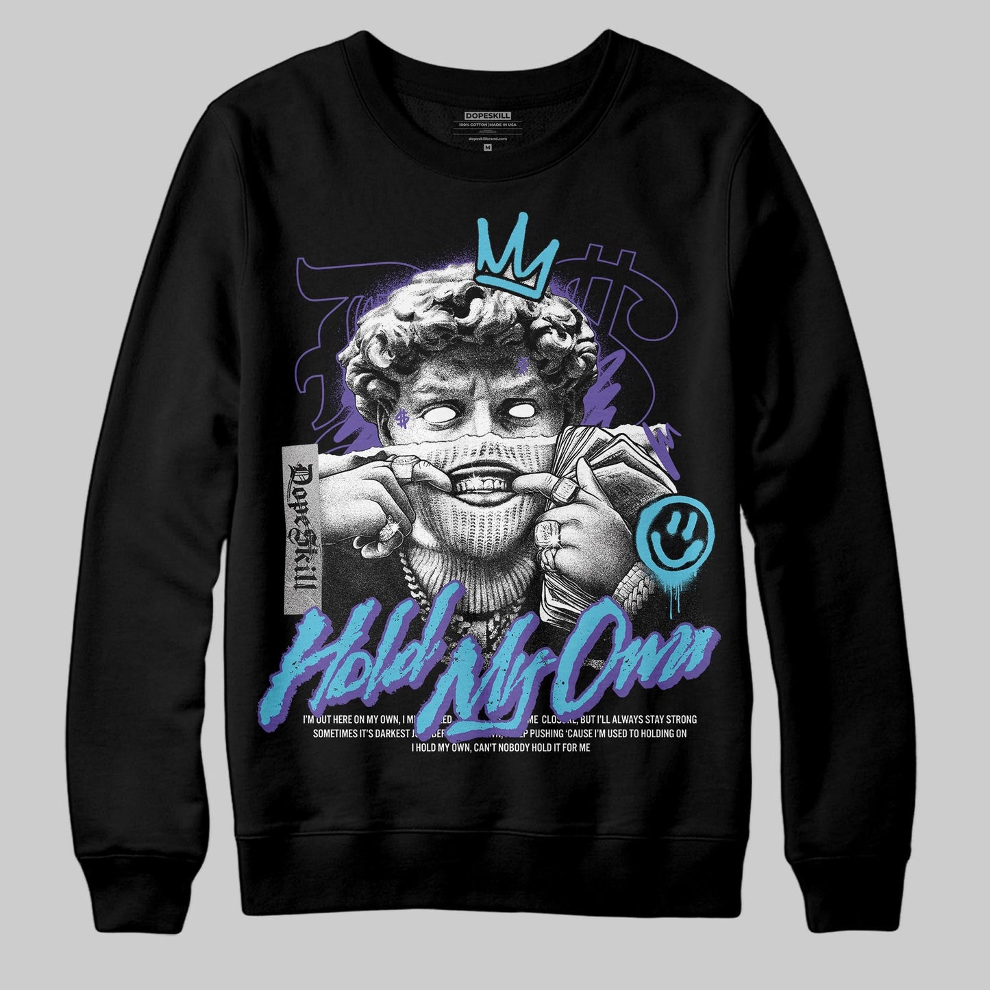 Aqua 8s DopeSkill Sweatshirt In My Way Graphic