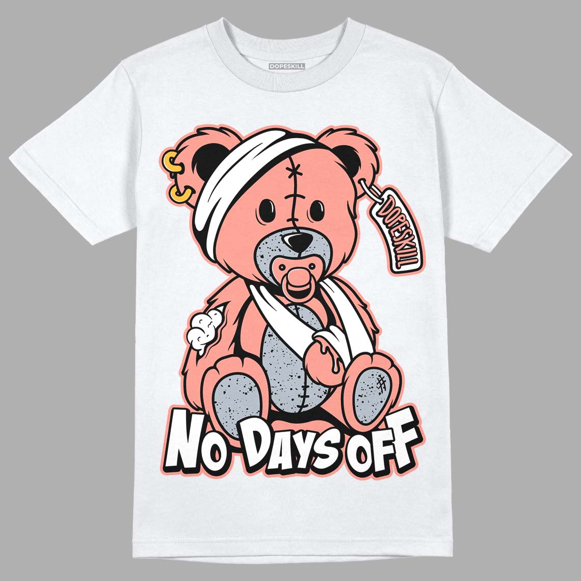 Crimson Bliss 5s DopeSkill T-Shirt Hurt Bear Graphic