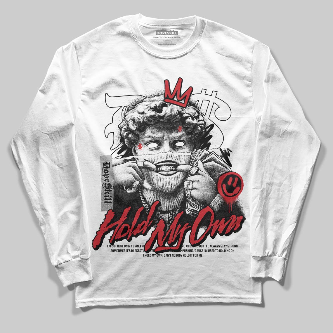 White Cement 4s DopeSkill Long Sleeve T-Shirt In My Way Graphic