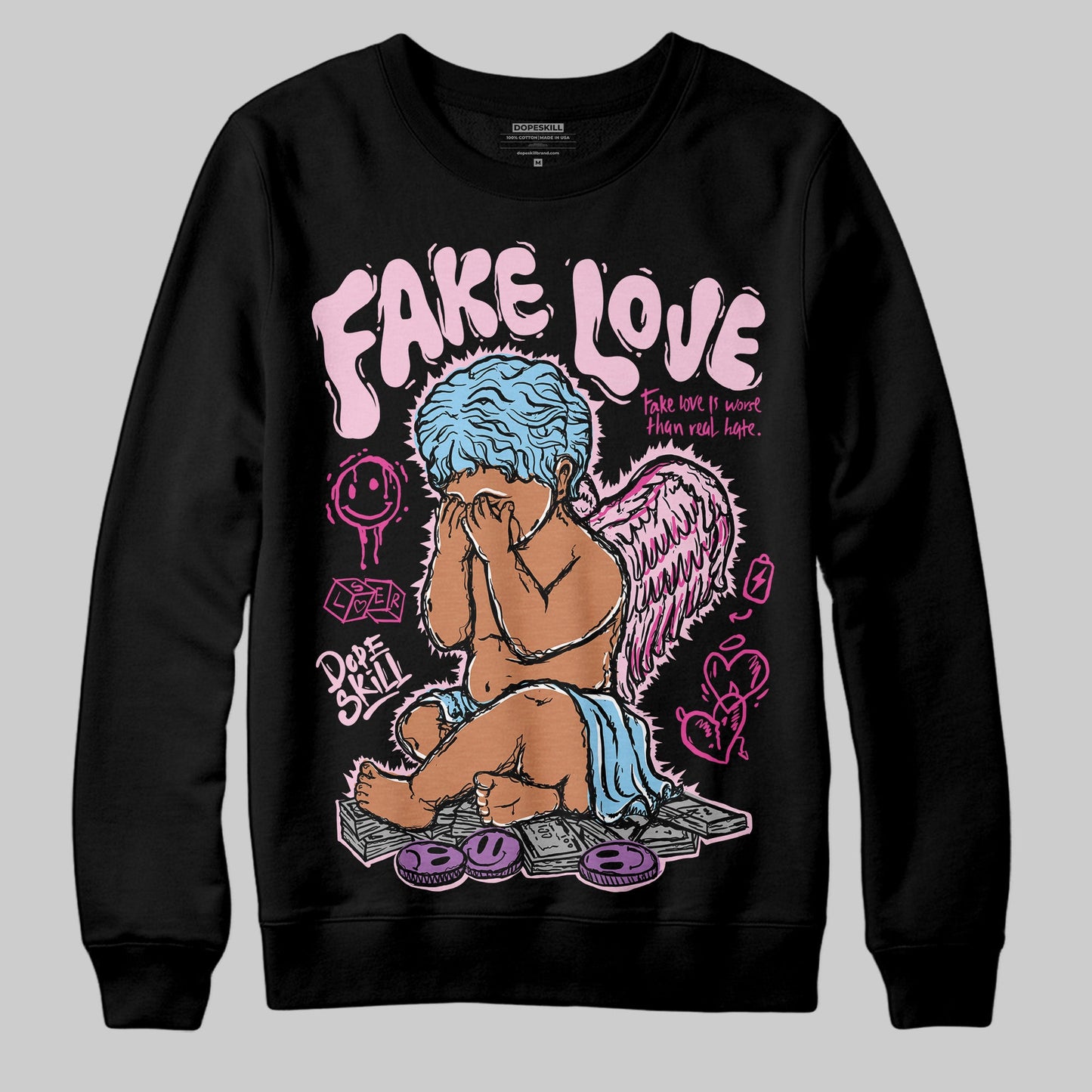 Doernbecher 6s DopeSkill Sweatshirt False Love Graphic