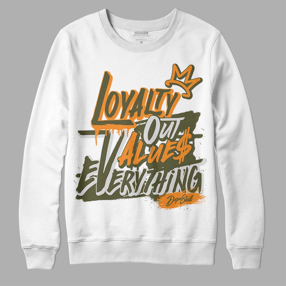 Olive 5s DopeSkill Sweatshirt LOVE Graphic