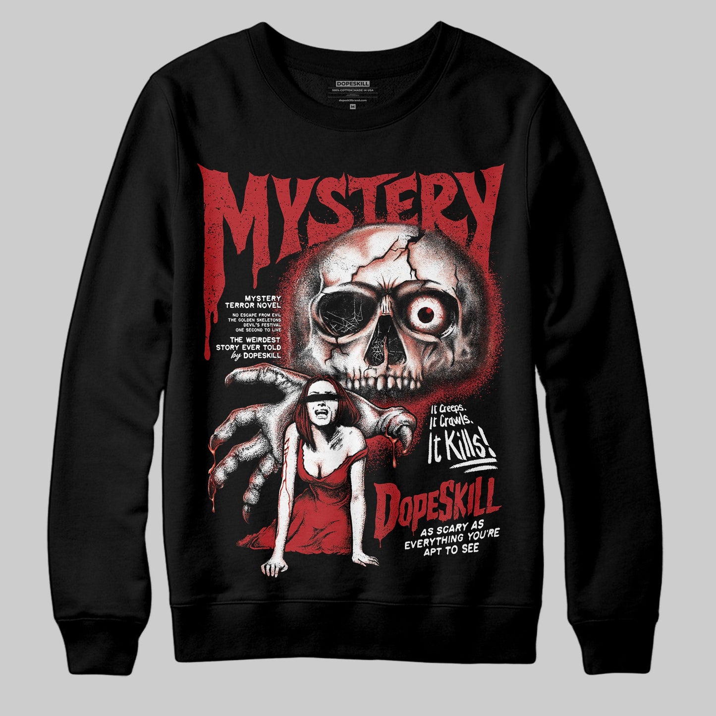 Flu Game 12s DopeSkill Sweatshirt Mystery Ghostly Grasp Graphic