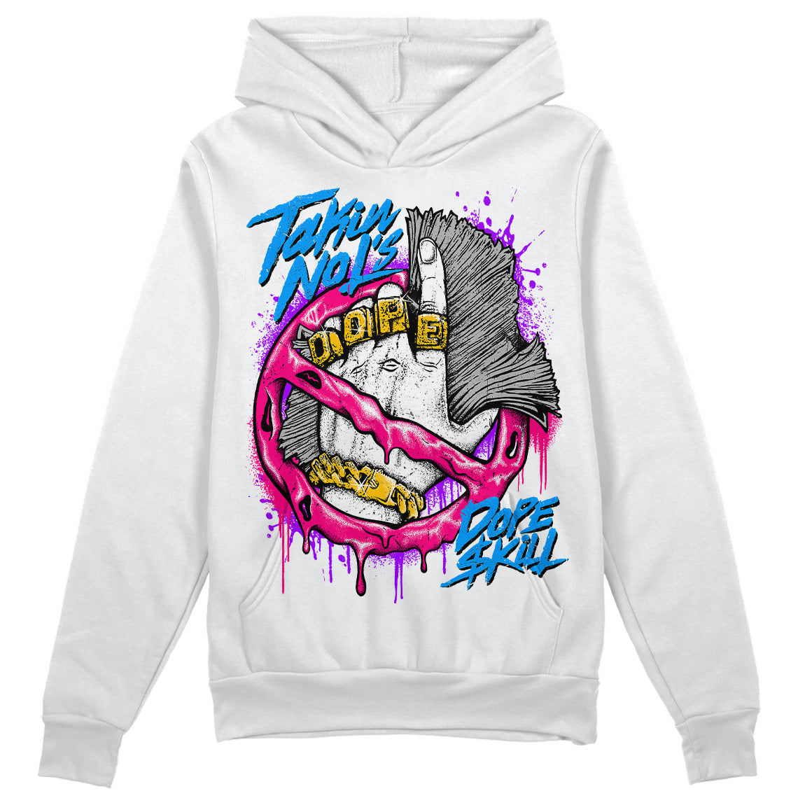Fierce Pink 1s DopeSkill Hoodie Sweatshirt Takin No L's Graphic